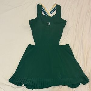 Wilson Forest Green Tennis Dress